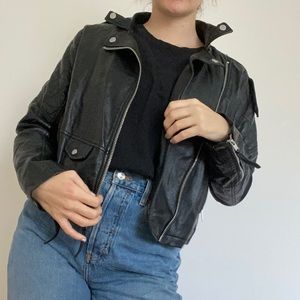 Abercrombie & Fitch leather jacket